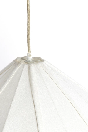 Light & Living Hanglamp Ø58,5x40 cm ZUBEDA crème - afbeelding 4