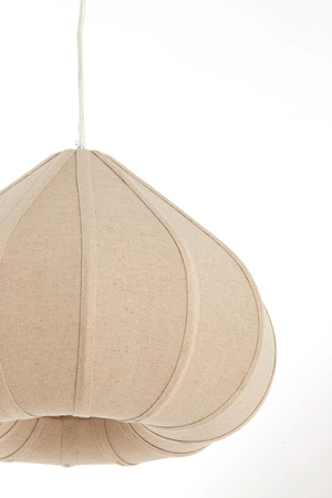 Light & Living Hanglamp D40x28.5 cm ZUBEDA linnen naturel - afbeelding 7