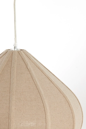 Light & Living Hanglamp D40x28.5 cm ZUBEDA linnen naturel - afbeelding 8