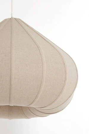 Light & Living Hanglamp D60x42.5 cm ZUBEDA linnen naturel - afbeelding 7