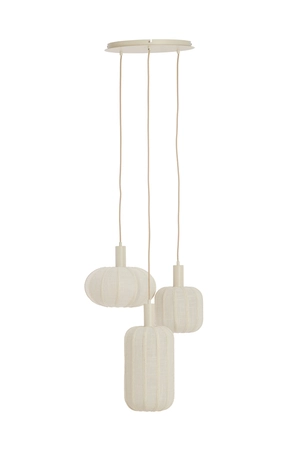 Light & Living Hanglamp Tufia  d38h34cm wt - afbeelding 1
