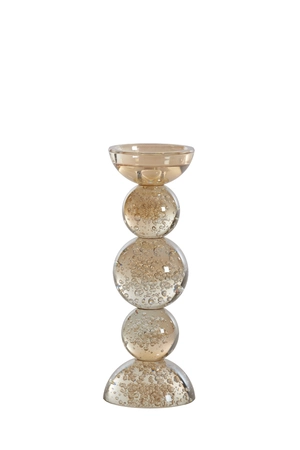 Light & Living Kandelaar Itinga d10h26.5cm Amber - afbeelding 1