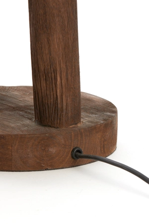 Light & Living Lamp base Ø20x55 cm XITTA wood matt dark brown - afbeelding 4
