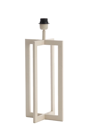 Light & Living Lamp base 21x21x46 cm MACE cream - afbeelding 1