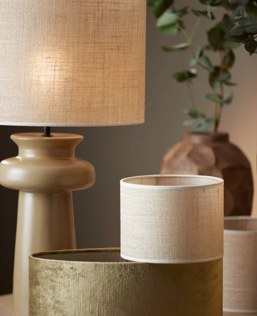 Light & Living Lampenkap cilinder 20-20-15 cm SENDAI zand - afbeelding 7