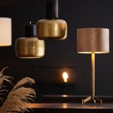 Light & Living Lampenkap cilinder 25-25-18 cm LUBIS bruin - afbeelding 8