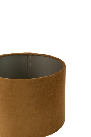 Light & Living Lampenkap cilinder 25-25-18 cm VELOURS cognac - afbeelding 2