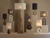 Light & Living Lampenkap cilinder 25-25-27 cm BRANFO linnen donker bruin - afbeelding 3
