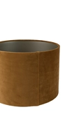 Light & Living Lampenkap cilinder 30-30-21 cm VELOURS cognac - afbeelding 3