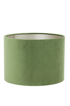 Light & Living Lampenkap cilinder 30-30-21 cm VELOURS dusty green - afbeelding 1