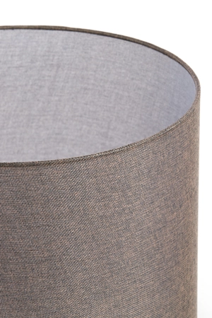 Light & Living Lampenkap cilinder 40-40-30 cm BRANFO linnen donker bruin - afbeelding 3