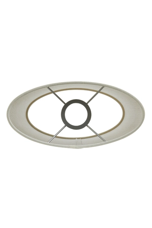 Light & Living Lampenkap ellips smal hoog 25-21-28 cm BRESKA parel wit - afbeelding 4