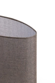 Light & Living Lampenkap ovaal 30-15-25 cm BRANFO linnen donker bruin - afbeelding 4