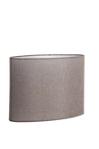 Light & Living Lampenkap ovaal 45-21-32 cm BRANFO linnen donker bruin - afbeelding 2