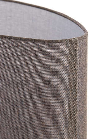 Light & Living Lampenkap ovaal 45-21-32 cm BRANFO linnen donker bruin - afbeelding 5
