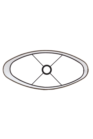 Light & Living Lampenkap ovaal 45-21-32 cm BRANFO linnen donker bruin - afbeelding 7