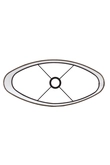 Light & Living Lampenkap ovaal 45-21-32 cm BRANFO linnen donker bruin - afbeelding 7