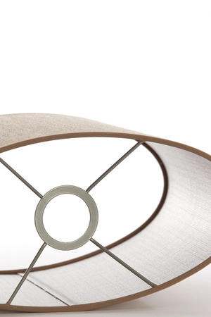 Light & Living Lampenkap ovaal recht smal 30-15-25 cm CADEN beige - afbeelding 4