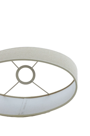 Light & Living Lampenkap ovaal recht smal 30-15-25 cm SENDAI zand - afbeelding 4