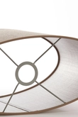 Light & Living Lampenkap ovaal recht smal 38-17,5-19 cm CADEN beige - afbeelding 4