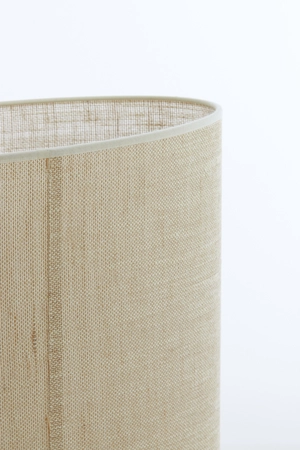 Light & Living Lampenkap ovaal recht smal 38-17,5-28 cm SENDAI zand - afbeelding 5