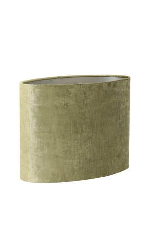 Light & Living Lampenkap ovaal recht smal 45-21-32 cm GEMSTONE olive - afbeelding 2