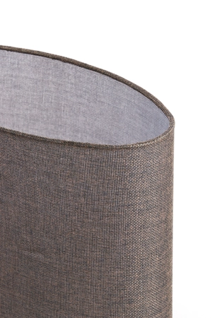 Light & Living Lampenkap Oval 38-17,5-28 Cm Branfo Linen Dark Brown - afbeelding 4