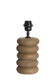 Light & Living Lampvoet Ø12x21 cm BUDONGO hout grijs-donker bruin - afbeelding 1