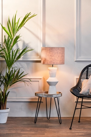 Light & Living Lampvoet Ø18,5x51 cm AYLA keramiek crème - afbeelding 7