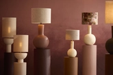 Light & Living Lampvoet D19.5x38.5 cm BENAO glas shiny cream - afbeelding 3
