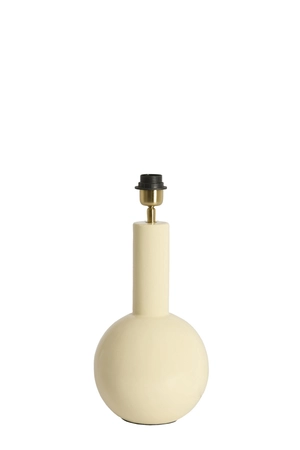 Light & Living Lampvoet D19.5x38.5 cm BENAO glas shiny cream - afbeelding 1