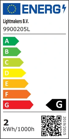 Light & Living LED staaf br D4.5x11cm LIGHT 2W amb E27 - afbeelding 3