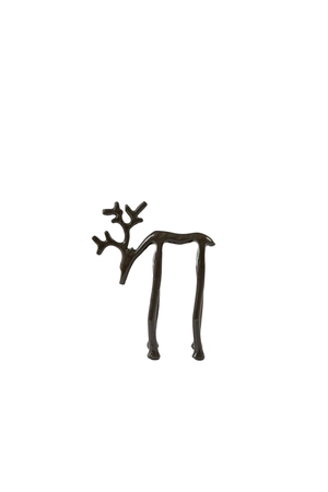 Light & Living Metalen Ornament DEER 15x6x20 cm Bruin-brons - afbeelding 1
