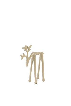 Light & Living Metalen Ornament DEER 15x6x20 cm Zand - afbeelding 2