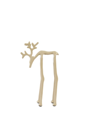 Light & Living Metalen Ornament DEER 15x6x25 cm Zand - afbeelding 1