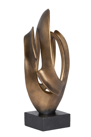 Light & Living Ornament 20x19,5x47 cm LAVINIA antique bronze+black - afbeelding 2