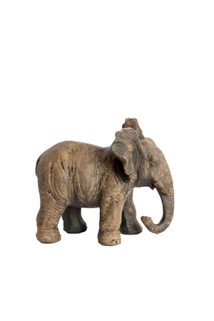 Light & Living Ornament ELEPHANT 24x17x20.5cm Antiek Donkerbruin - afbeelding 2