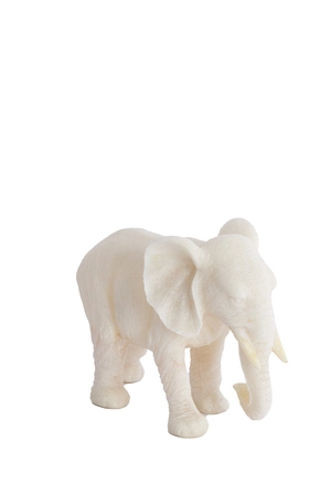 Light & Living Ornament Gajah L26B11H18cm Wit - afbeelding 2