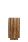 Light & Living Pillar 30x30x60 cm GATURA wood dark brown+glass brown - afbeelding 2