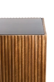 Light & Living Pillar 30x30x60 cm GATURA wood dark brown+glass brown - afbeelding 3
