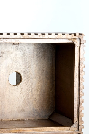 Light & Living Pillar 30x30x60 cm GATURA wood dark brown+glass brown - afbeelding 5