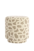Light & Living Pouf Ø40x44 cm DAVONTE taupe+beige