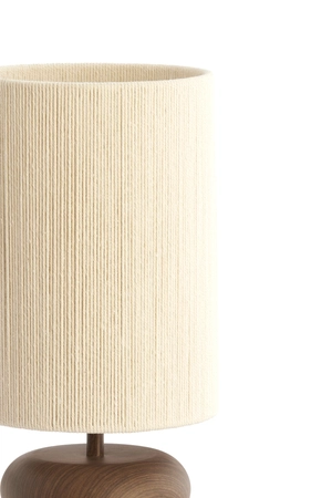 Light & Living Table lamp Ø22x50,5 cm DANIALO wood print d brown+rope cream - afbeelding 2