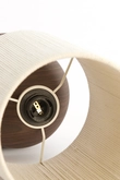Light & Living Table lamp Ø22x50,5 cm DANIALO wood print d brown+rope cream - afbeelding 4