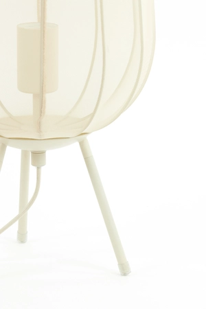 Light & Living Tafellamp Ø25x45 cm PLUMERIA zand - afbeelding 3