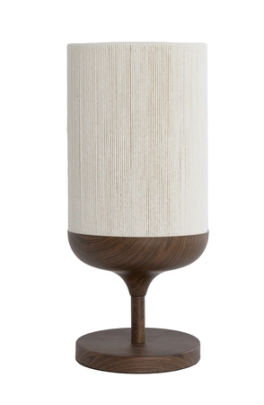 Light & Living Tafellamp D22.5x50cm DANIA hout crème - afbeelding 1