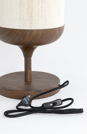Light & Living Tafellamp D22.5x50cm DANIA hout crème - afbeelding 3