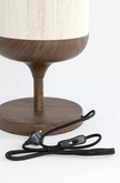 Light & Living Tafellamp D22.5x50cm DANIA hout crème - afbeelding 3
