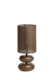 Light & Living Tafellamp D22x50.5cm DANIALO hout bruin - afbeelding 1