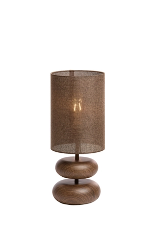 Light & Living Tafellamp D22x50.5cm DANIALO hout bruin - afbeelding 2